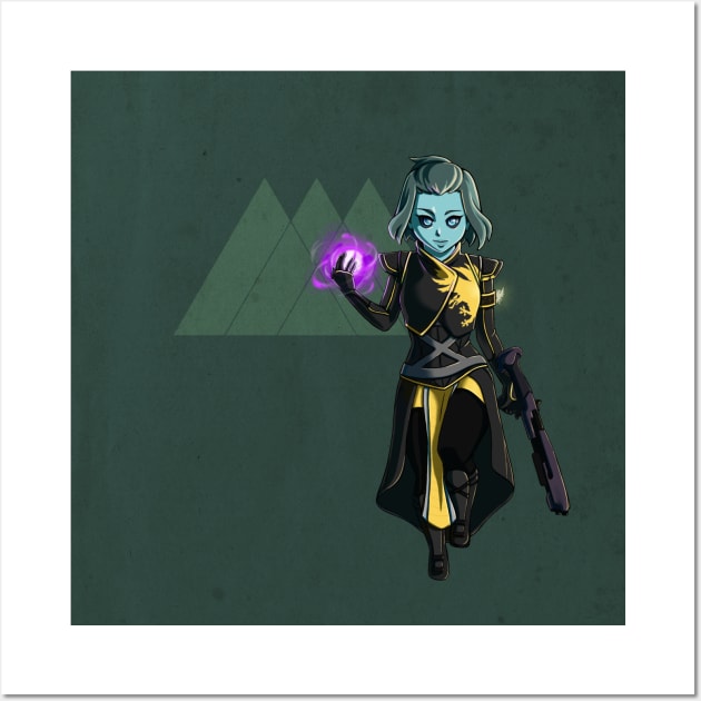 Destiny 2 Chibi Warlock Wall Art by Dawn draws